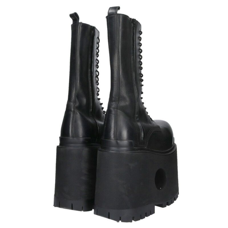 Balenciaga Giant High Leather Boots — view 2