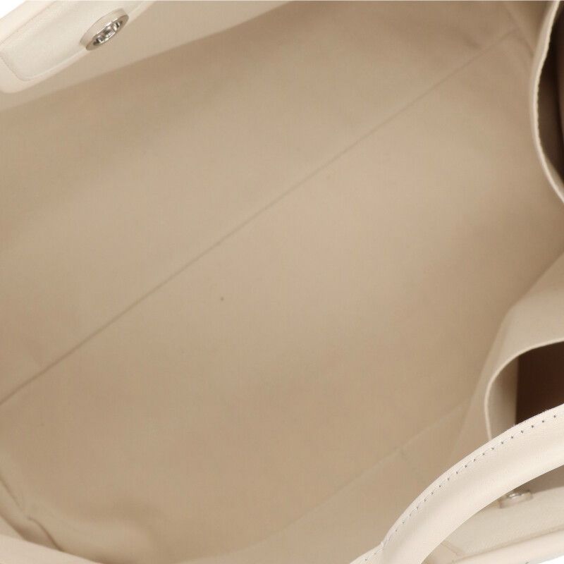 Chanel Deauville GM Logo Embroidery Canvas 2-Way Handbag — view 3