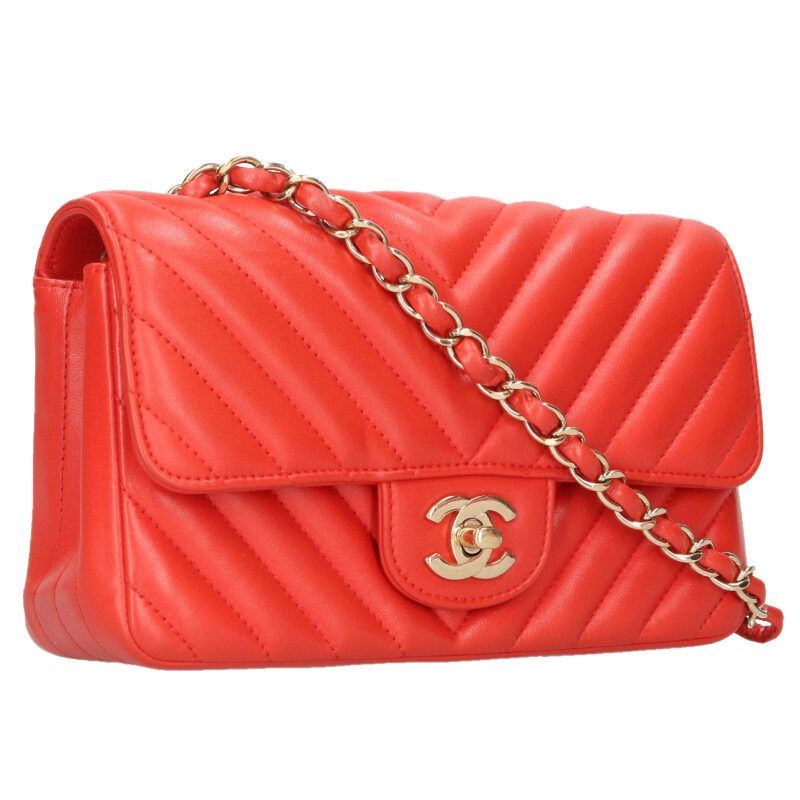 Chanel Blanc Lambskin Chain Shoulder Bag