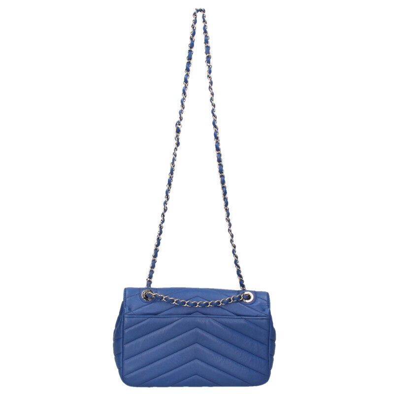 Chanel Chez Blanc Caviar Leather Chain Shoulder Bag — view 2
