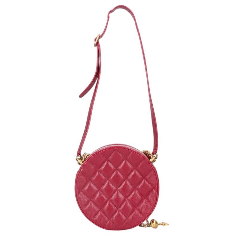 Chanel CC Logo Round Chain Shoulder Bag — view 2