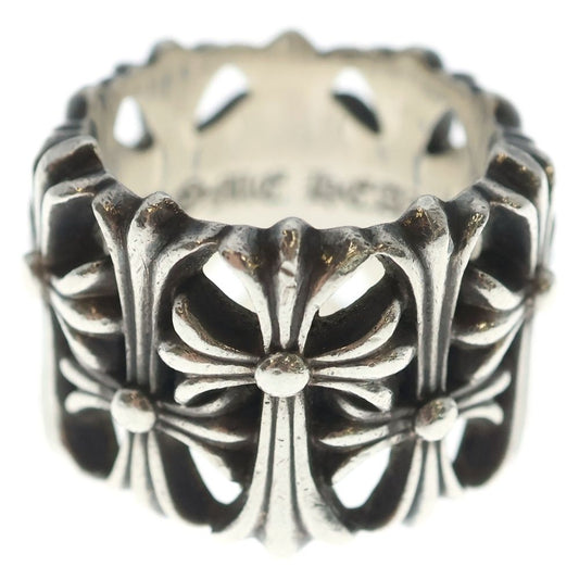 Chrome Hearts Cemetery Black Sling Silver Ring