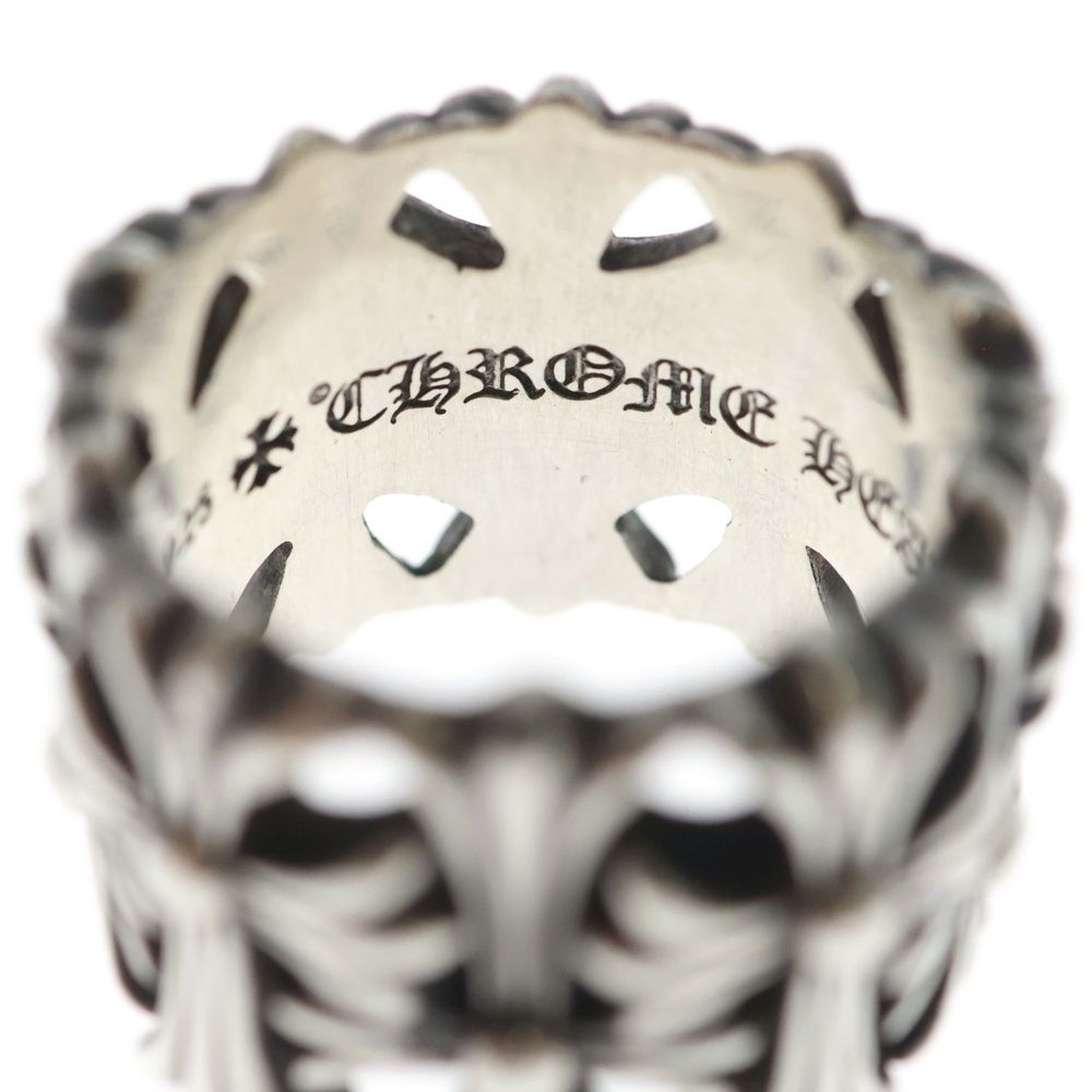 Chrome Hearts Cemetery Black Sling Silver Ring — view 5