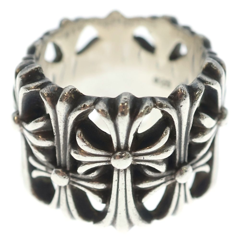 Chrome Hearts Cemetery Black Sling Silver Ring — view 2
