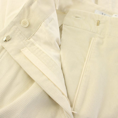 Max Mara Wide Pants Corduroy 38 Ivory — view 4