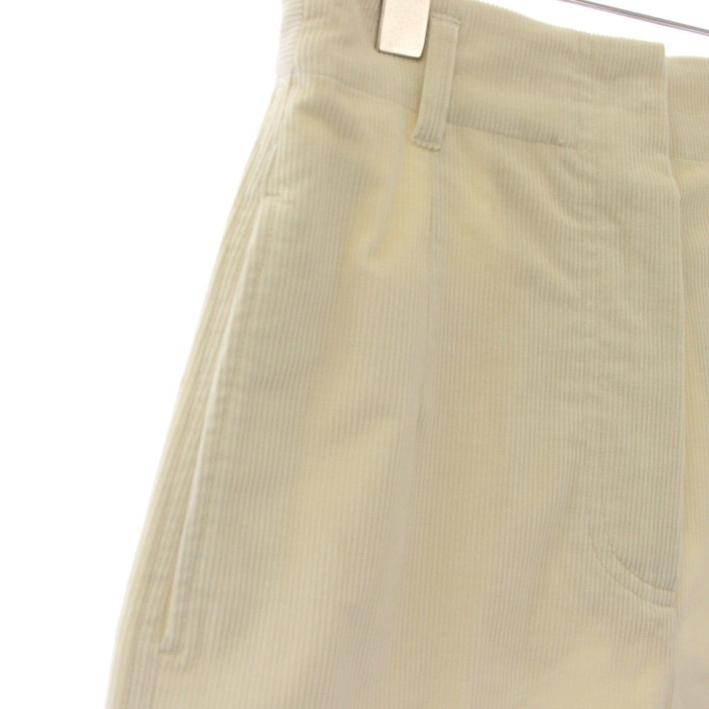 Max Mara Wide Pants Corduroy 38 Ivory — view 5