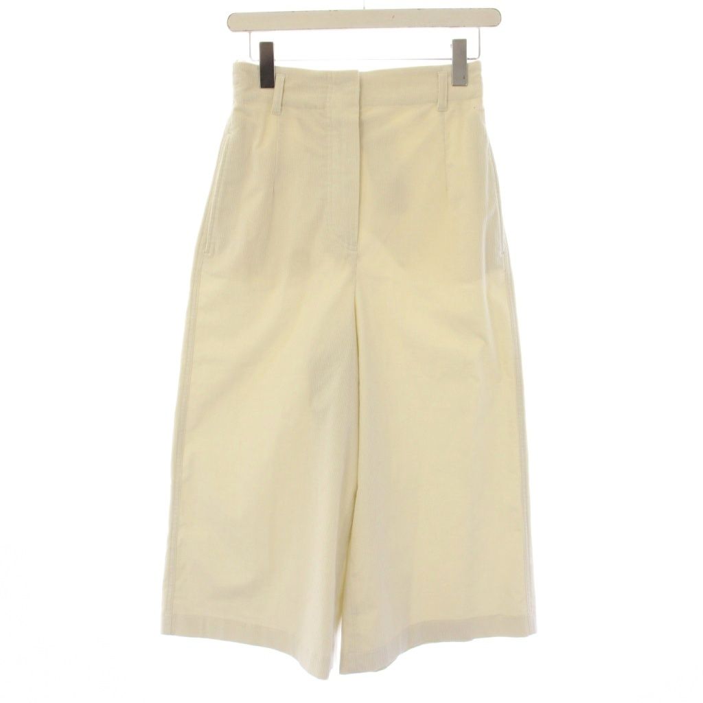 Max Mara Wide Pants Corduroy 38 Ivory
