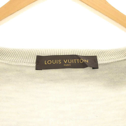 Louis Vuitton Knit Jacket Zip Up Elbow Patch Long Sleeve Silk Blend XS Light — view 4