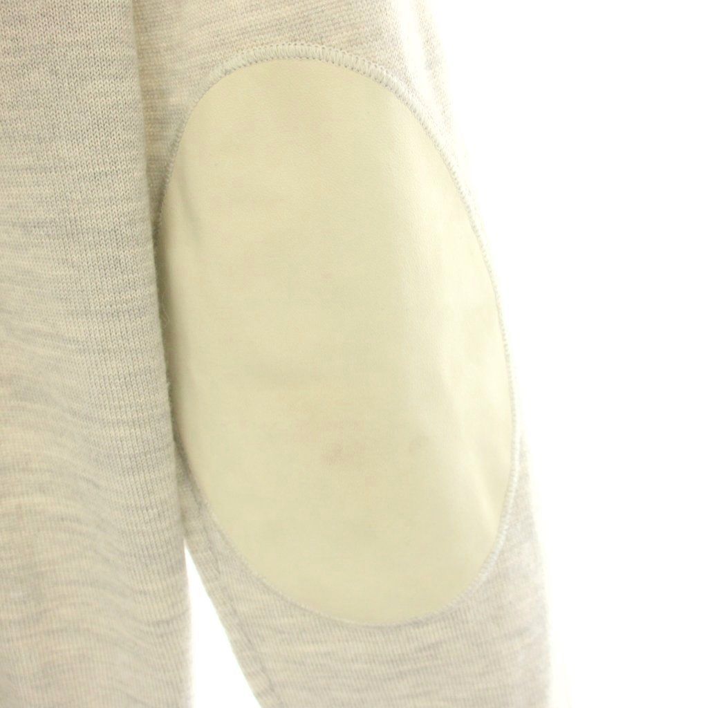 Louis Vuitton Knit Jacket Zip Up Elbow Patch Long Sleeve Silk Blend XS Light — view 5