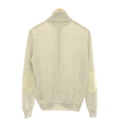 Louis Vuitton Knit Jacket Zip Up Elbow Patch Long Sleeve Silk Blend XS Light — view 2