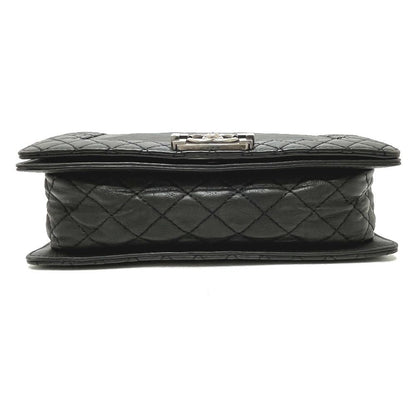 Chanel Shoulder Bag CC Logo Calfskin Black — view 5