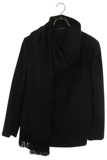 Dior Shawl Docking Single Breasted Leather Jacket 48