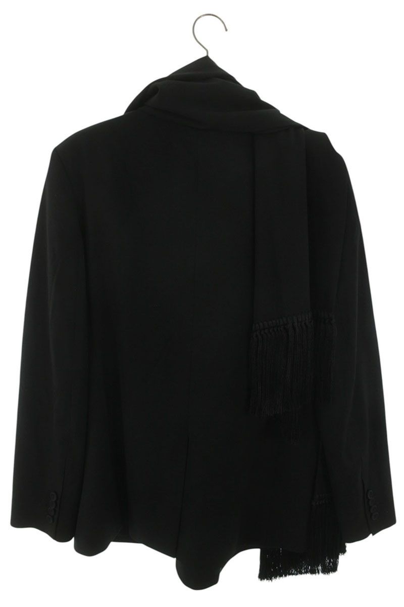 Dior Shawl Docking Single Breasted Leather Jacket 48 — view 2