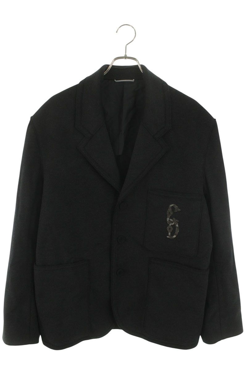 Dior CD Embroidered Wool Blend Interlace Jacket 48