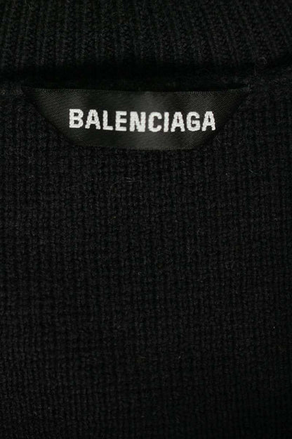 Balenciaga Alien Embroidery High Neck Knit XS Sweater — view 3