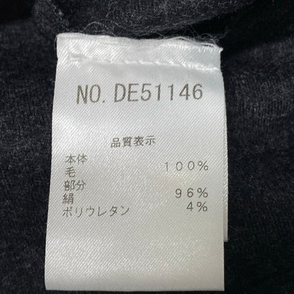 Brunello Cucinelli Dress S Black High Neck Short Sleeve Knee Length — view 4