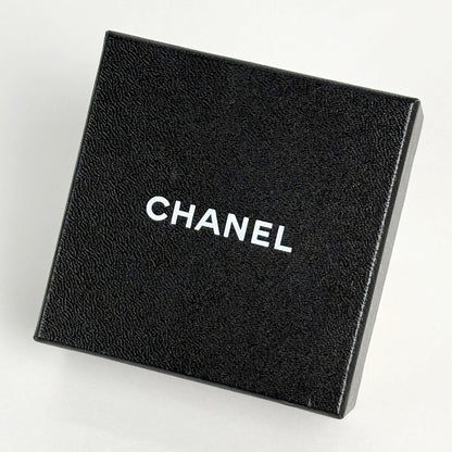 Chanel CC Logo Brooch Cross Plastic Purple Black — view 7