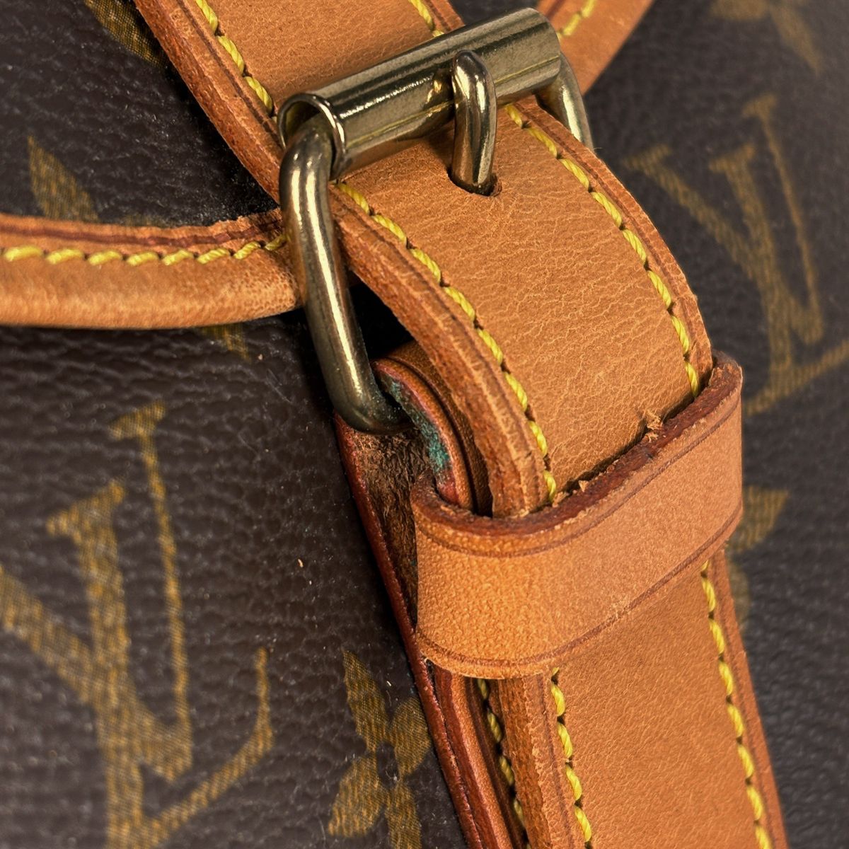 Louis Vuitton Saumur 35 Crossbody Shoulder Bag Monogram Brown — view 4