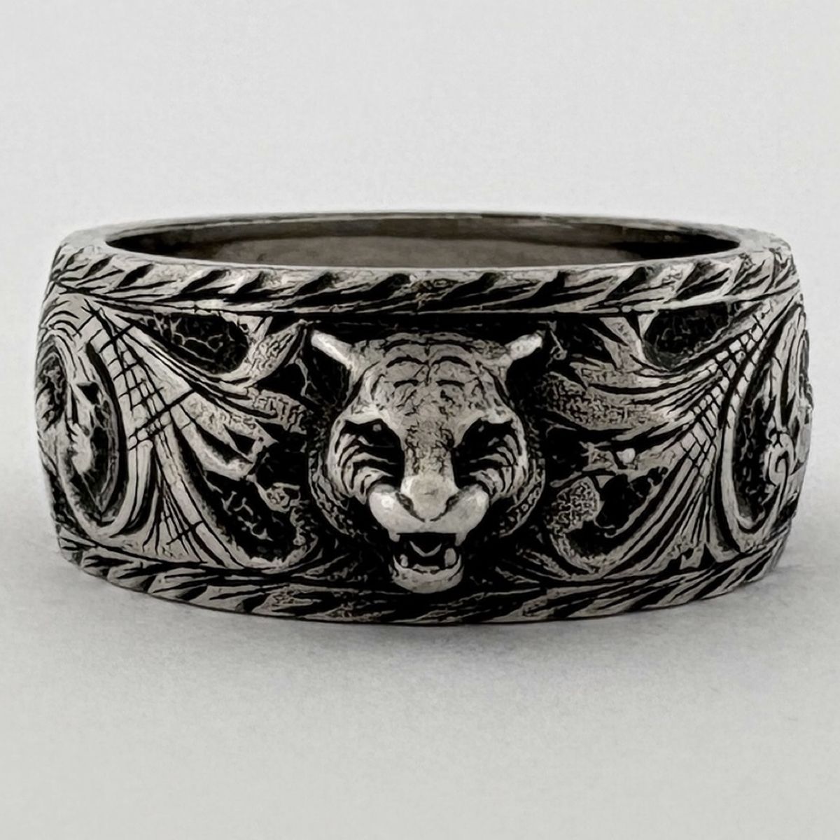 Gucci Tiger Head Ring 925 Sterling Silver — view 2