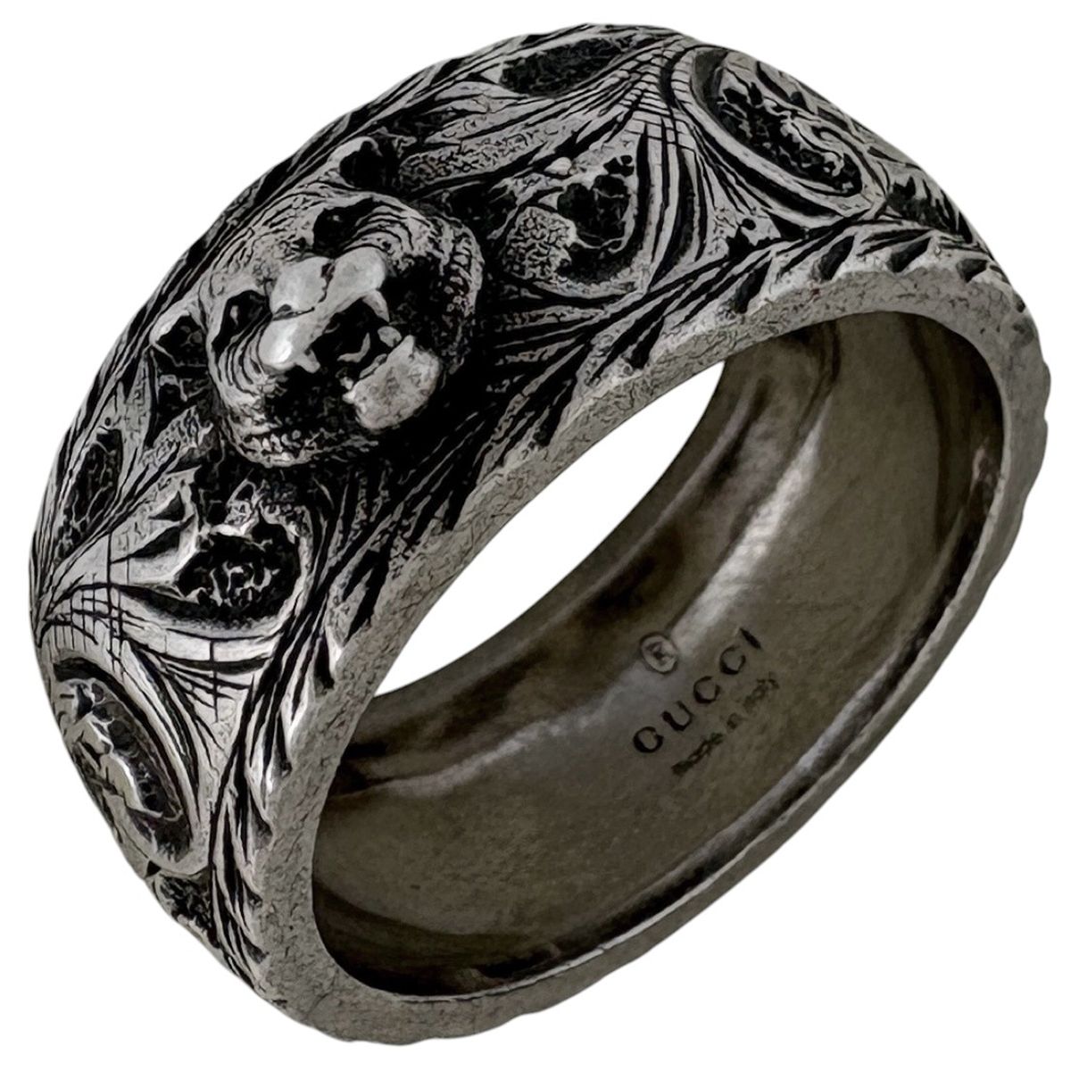 Gucci Tiger Head Ring 925 Sterling Silver