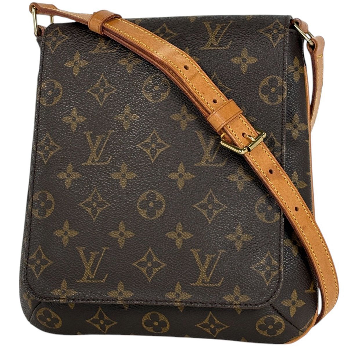 Louis Vuitton Musette Salsa Short Shoulder Bag Monogram Brown