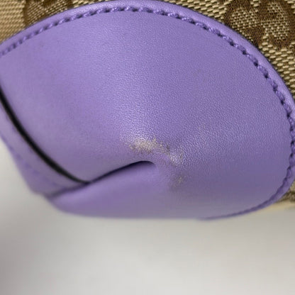 Gucci GG Pattern Tote Canvas Purple Beige — view 3
