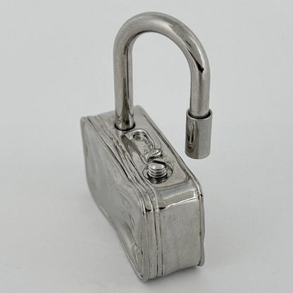 Hermes Cadena Bag Charm Escape le Chappee Belle Bag Metal Silver — view 3