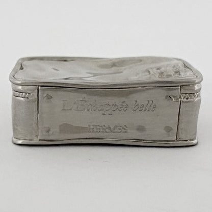 Hermes Cadena Bag Charm Escape le Chappee Belle Bag Metal Silver — view 4