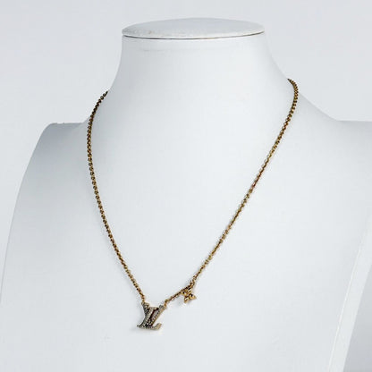 Louis Vuitton Necklace LV Iconic Logo Gold Plated — view 4