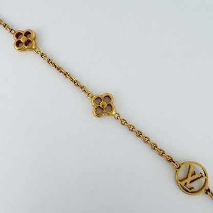 Louis Vuitton Flower Full Necklace Monogram Gold Plated — view 2