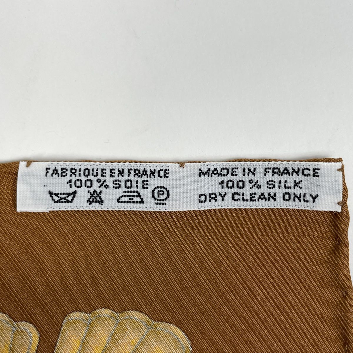 Hermes Carre 90 Automobile Car Scarf Silk Brown Multicolor — view 2