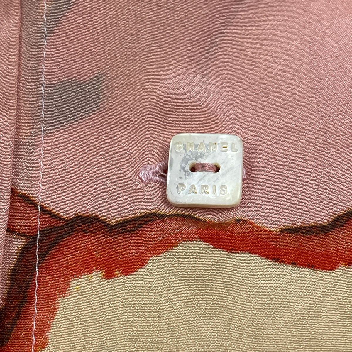 Chanel Sleeveless Dress All Over Pattern Pleats CC Logo Skirt Silk Pink — view 4