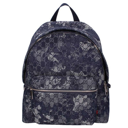 Gucci GG Pattern Denim Backpack
