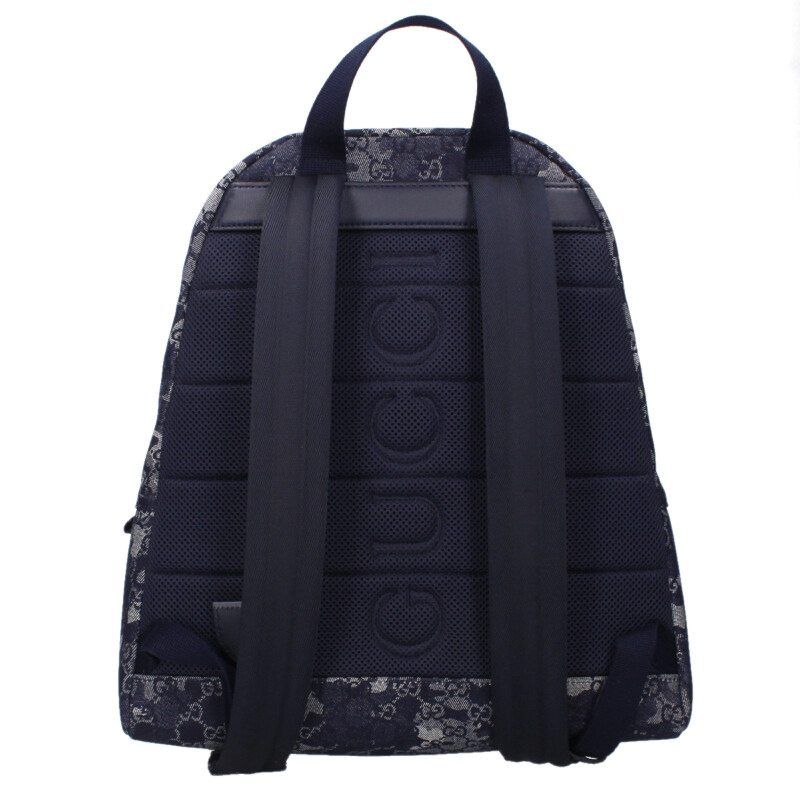 Gucci GG Pattern Denim Backpack — view 2