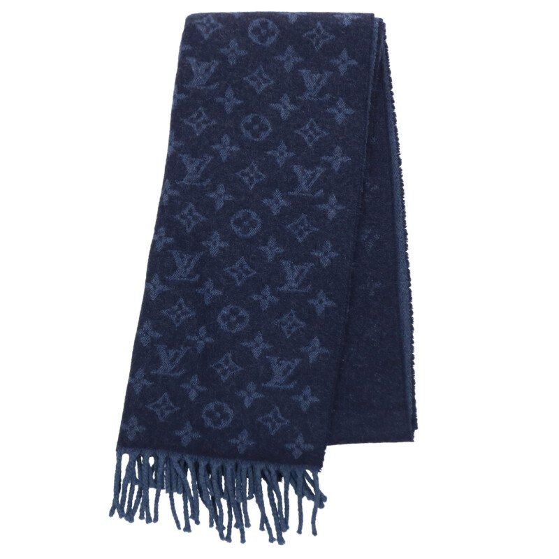 Louis Vuitton Monogram Gradient All Over Pattern Cashmere Scarf