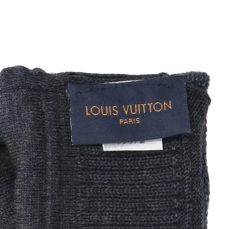 Louis Vuitton Gompetit Damier Wool Knit Gloves — view 3