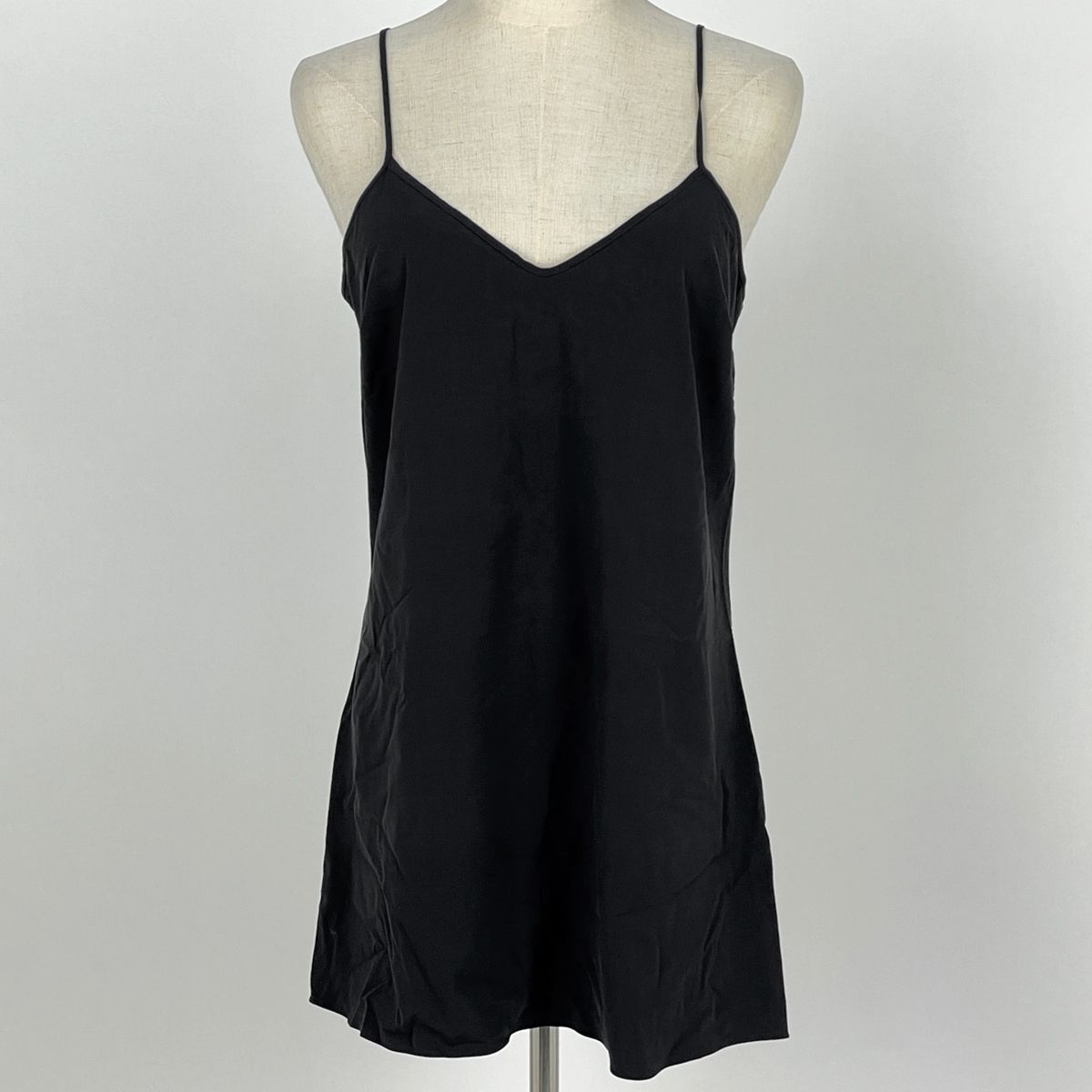 Chanel Openwork Knit Dress Clover Skirt Black — view 4