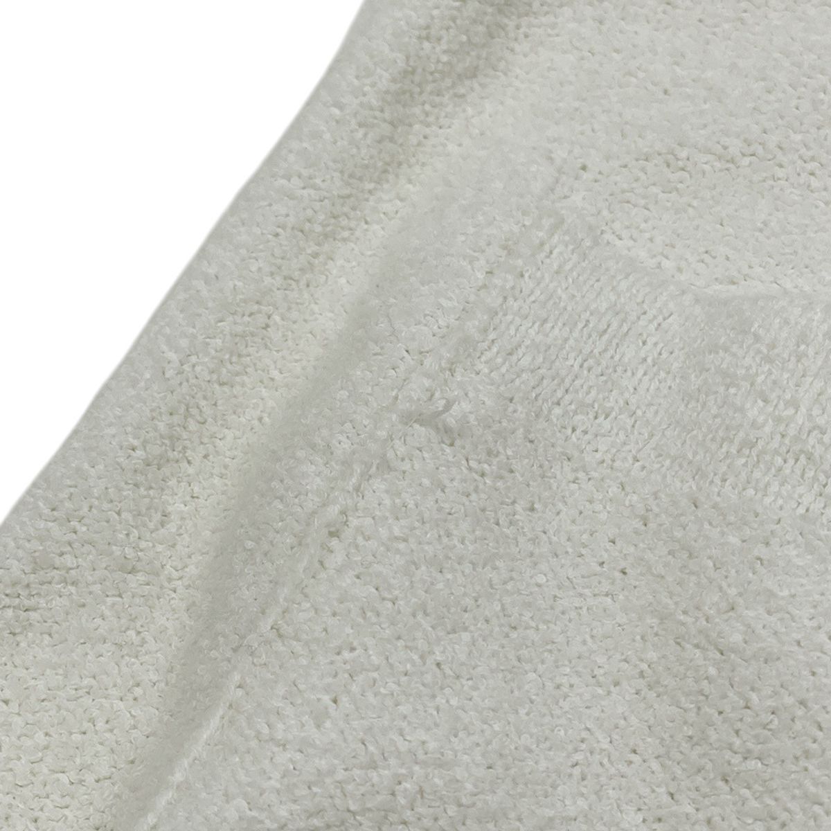 Chanel Faux Pearl Button Short Sleeve Dress Pile Skirt Cotton Nylon White — view 5