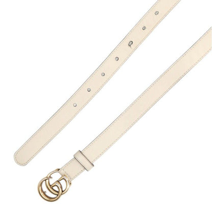Gucci GG Marmont Double Buckle Leather Narrow Belt 85 — view 3