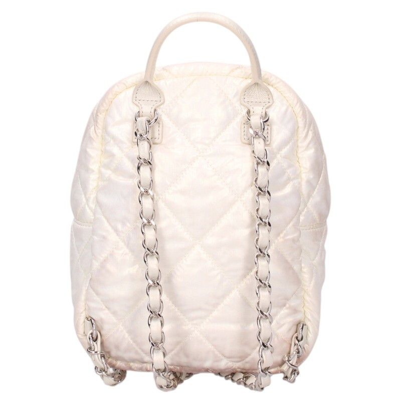 Chanel Neige Collection Nylon Chain Backpack — view 2