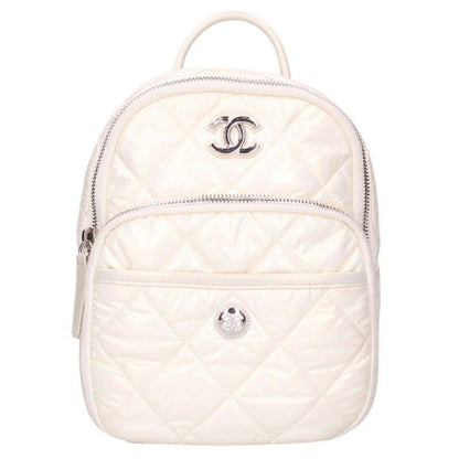 Chanel Neige Collection Nylon Chain Backpack