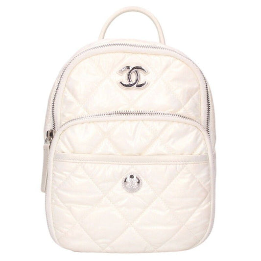 Chanel Neige Collection Nylon Chain Backpack