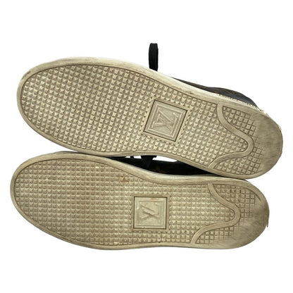 Louis Vuitton Sneakers 36 Front Row Line Brown Black Leather — view 4