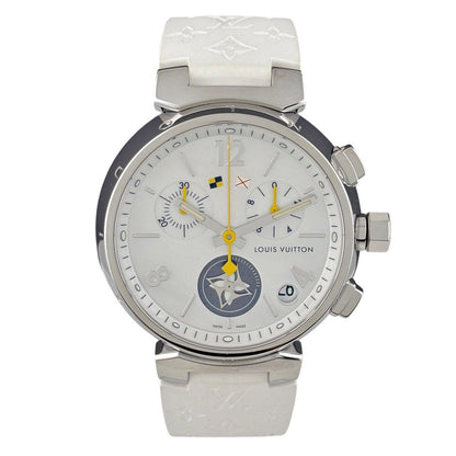 Louis Vuitton Tumble Watch SS Rubber Quartz White — view 2