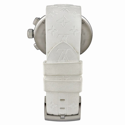Louis Vuitton Tumble Watch SS Rubber Quartz White — view 3