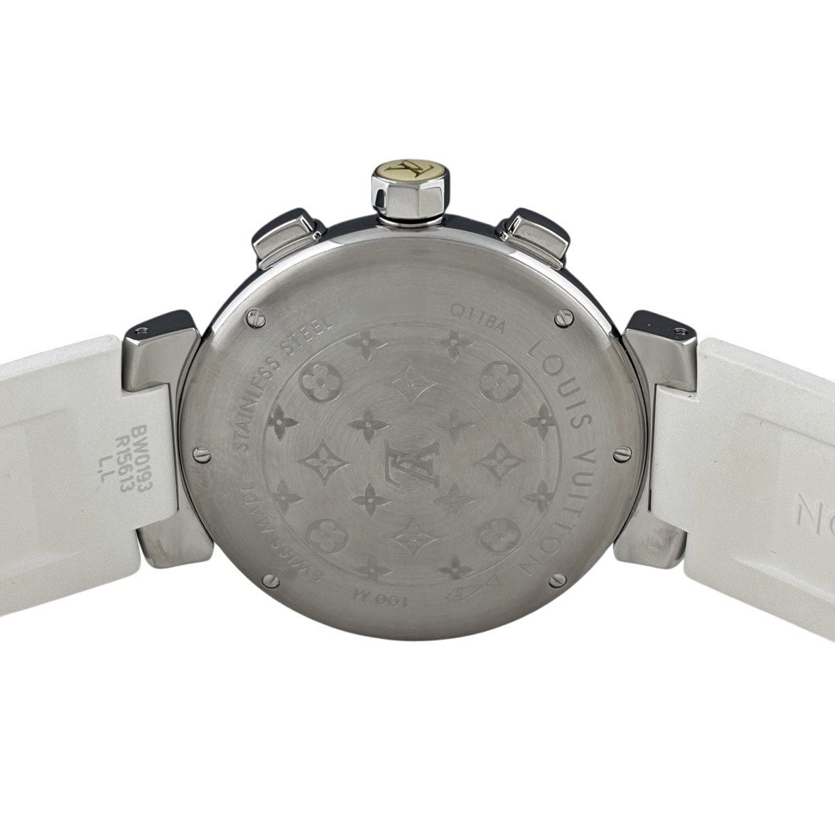 Louis Vuitton Tumble Watch SS Rubber Quartz White — view 4