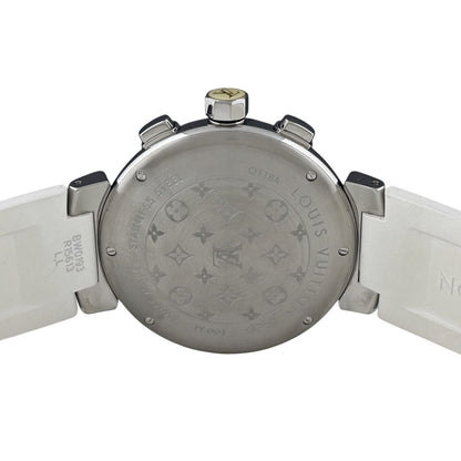 Louis Vuitton Tumble Watch SS Rubber Quartz White — view 4