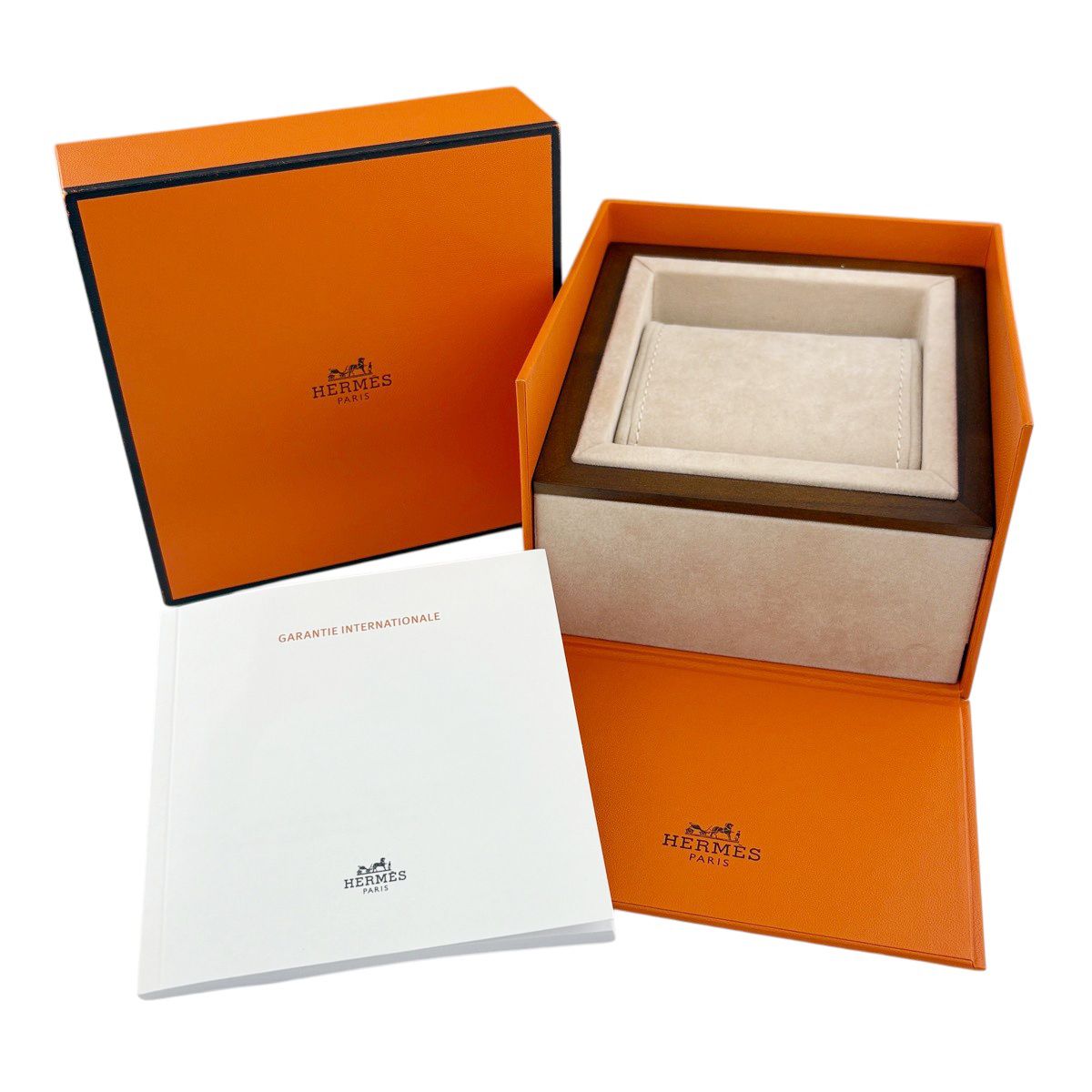 Hermes Watch SS Leather Quartz White — view 5