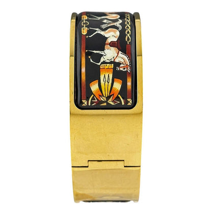 Hermes Location Cloisonne Watch SS Quartz Gold — view 3