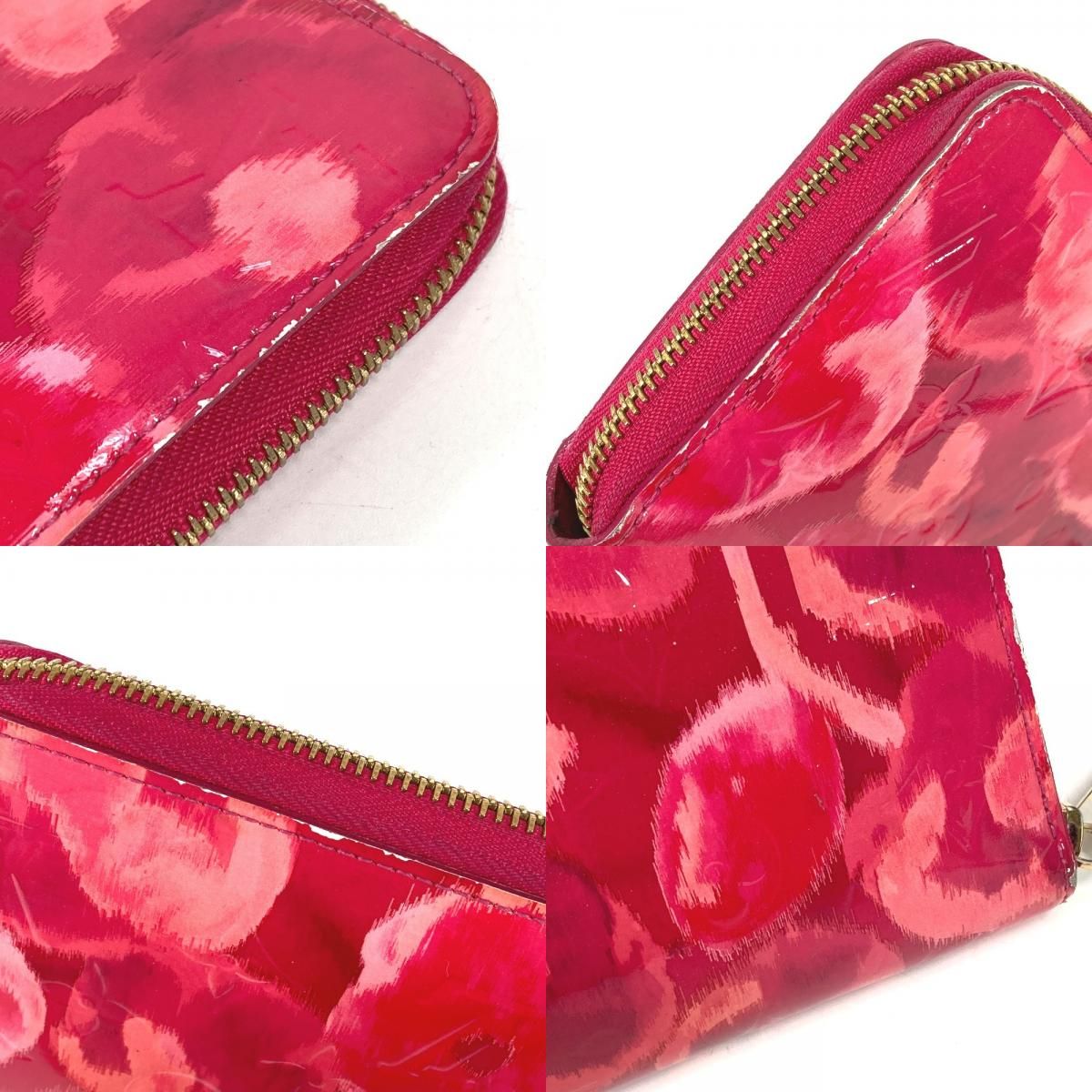 Louis Vuitton Wallet Zippy Patent Leather Pink — view 7